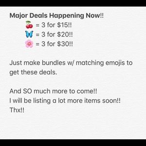 🦋🌸🍒 Closet Deals!! 🍬🍬